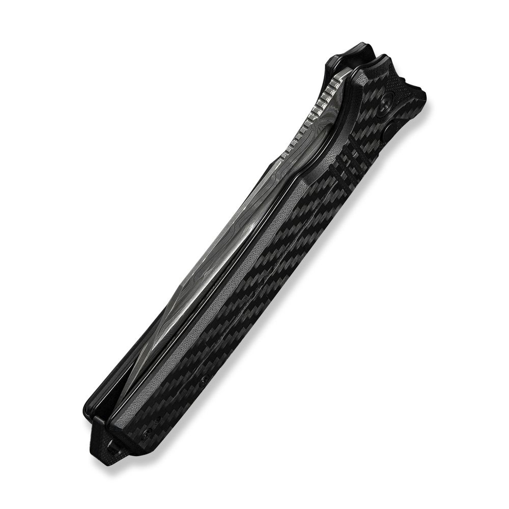 Нож складной туристический Civivi Neurohaptic, (9.5 см) Damascus / Carbon Fiber & G10
